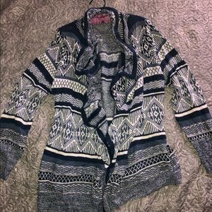 Waterfall cardigan